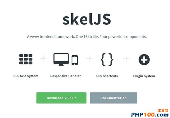 SkelJS - Best Free Responsive HTML5 Frameworks 2015